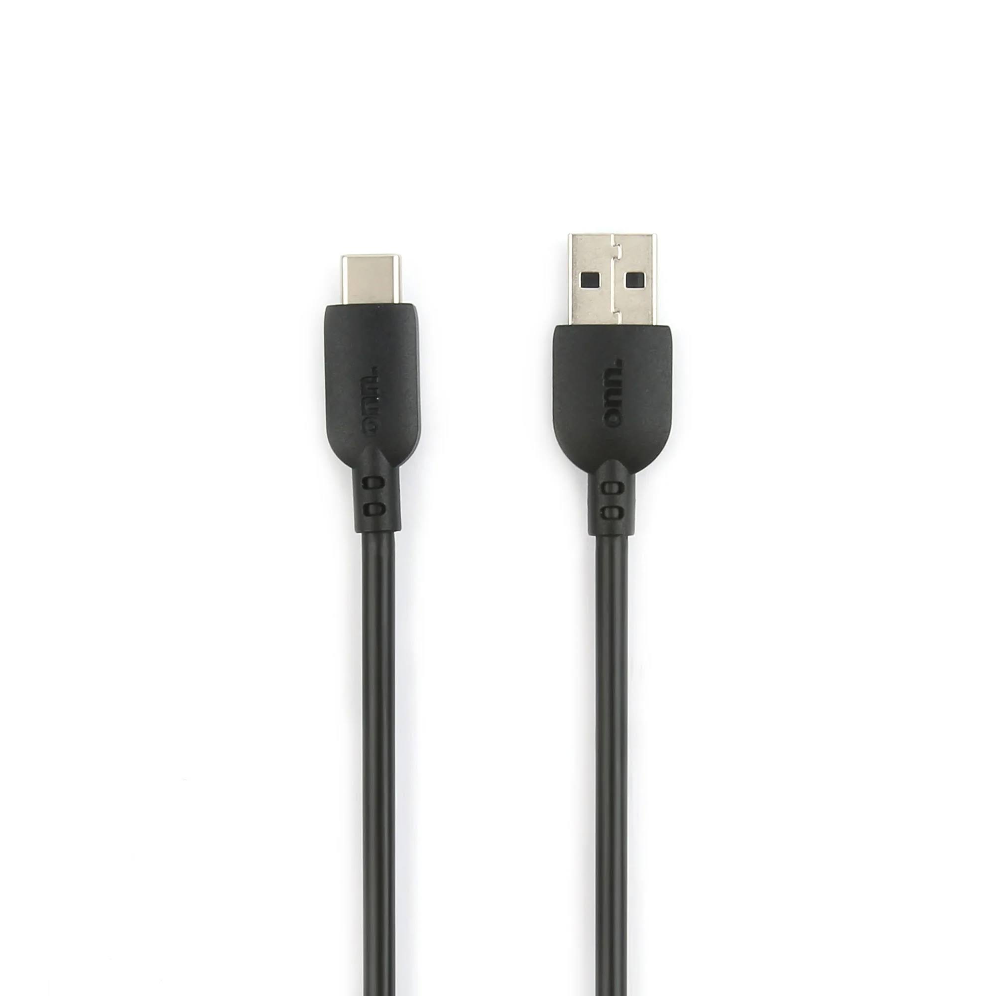 Onn 3ft Usb-c to Usb-a Charging Cable Usb-if Certified