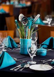 Centerpieces In The Main Dining Room Of The Culinary Institute Of Charleston Culinary Events Le Creuset Decorating Tips