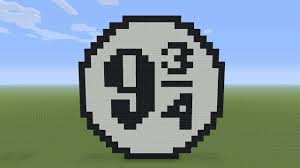 Minecraft Pixel Art Platform 9 3 4 From Harry Potter Pixel Art Minecraft Pixel Art Art