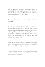Ob einfach, tabellarisch, klassisch oder modern: Pdf A New Verb Form In Coptic For Volume In Honor Of Bentley Layton