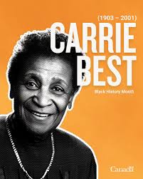✨ Honouring Carrie Mae Best: A trailblazing Black journalist from Nova  Scotia who co-founded The Clarion in 1946 to fight racial discrimination.  Her legacy of courage and activism earned her the Order