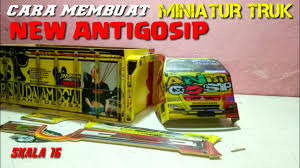 Membuat miniatur truk dari kardus. Cara Membuat Miniatur Truk Anti Gosip Pola Di Deskripis Youtube