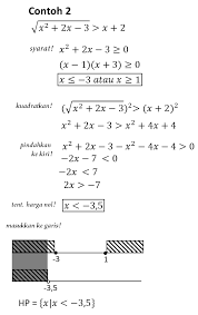 Contoh soal matematika rasional dan irasional kelas 10. Contoh Soal Pertidaksamaan Irasional Dan Jawabannya
