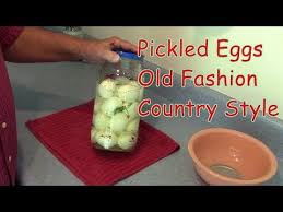 Pickled Eggs Old Fashion Country Style Youtube Pickled Eggs Pickles Canning Recipes