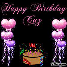 Gif birthday pictures for your cousin will allow you to congratulate her with an anniversary or another stage in life. Happy Birthday Cuz Happy Birthday Greetings Happy Birthday Flower Birthday Blessings