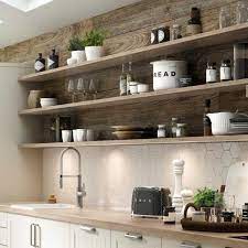 This shelf takes the place of traditional cabinets and can neatly hold everything from plates to pitchers to condiments. Kitchen Shelving Ideas Discover Storage Ideas For Your Home Omega Plc