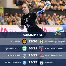 Kommende kampe for csm bucuresti. Results On The Last Saturday With Delo Ehf Champions League Facebook