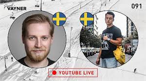 I eat a banana just before i go on stage. David Lindgren Youtube