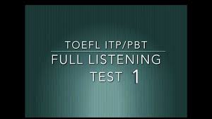 Kunci jawaban tes toefl listening comprehension. Full Toefl Itp Pbt Listening Test Youtube