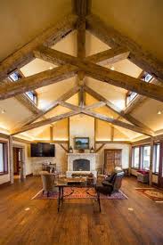 River Ridge Ranch Home Heritage Restorations Maison Idees Pour La Maison Charpente Bois