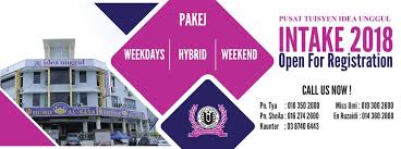 Pusat tuisyen dengan amalan 5 s terbaik dan berdaftar dengan kementerian pelajaran malaysia (kpm) pada 15 disember 2009 (no pendaftaran : Pusat Tuisyen Idea Unggul Official Photos Facebook