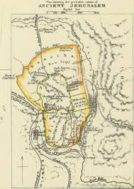 Old Jerusalem City Map Ancient Jerusalem Jerusalem Bible History