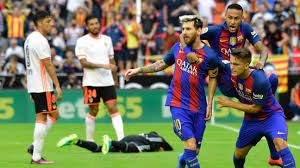 Follow live text updates as barcelona host valencia in la liga. Valencia Vs Barcelona Football Match Report October 22 2016 Espn