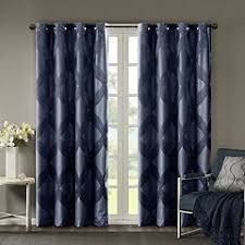 blue kitchen curtains kohl's