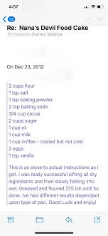 People On Reddit Are Obsessed With This Very Specific And Very Good Chocolate Cake Recipe In 2020 Devils Food Devils Food Cake Best Chocolate Cake