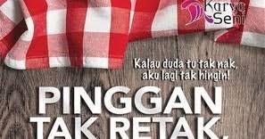 Pinggan tak retak nasi tak dingin. Pengedar Shaklee Yang Aktif Novel Pinggan Tak Retak Nasi Tak Dingin