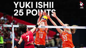 Yuki Ishii makes the crowd go mad! | Women's Volleyball World Cup 2019 -  YouTube