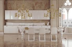 Gorgeously Minimal Kitchens With Perfect Organization White Laminate Flooring White Kitchen Interior Minimalist Kitchen