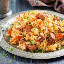 Recette Jambalaya Recette En 2020 Riz A La Saucisse Recette Riz Recette Jambalaya