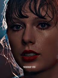 Taylor Swift: Ocean Blue Eyes in 4K