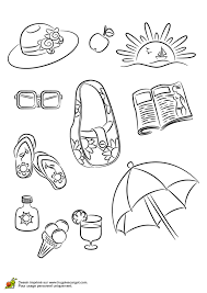 Dibujos Playa Summer Coloring Pages Colouring Pages Doodle Drawings