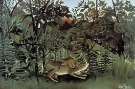 My boy friend apologized for having deceived me, but i don't believe him. Henri Rousseau