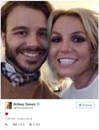 Britney Spears' first selfie with her new boyfriend