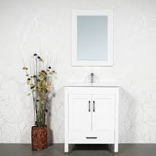 Including the vanity and assorted top, these sets offer the perfect balance between style and functionality. 3128 28 Bath Vanity With Integral Sink Faucet And Mirror Modernbathrooms Ca