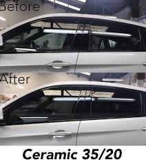 Additionally, some regions have laws dictating which windows can have tint added as well as the percentage of tint. 3m Ceramic Window Tint 35 20 On Bmw X6 Before And After Photos Tinted Windows White Car Tints