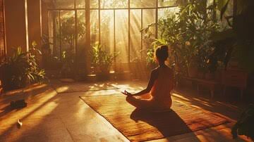 Yoga ease confidence morning light practice