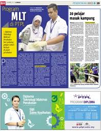Syarat am permohonan diploma ppum 2021. Program Mlt Di Ptpl Klik