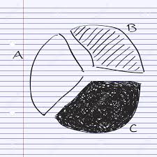Simple Hand Drawn Doodle Of A Pie Chart