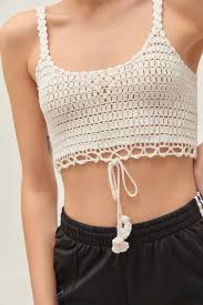 Out From Under Beach Front Crochet Cropped Cami Crochet Swimsuits Crochet Cropped Cami