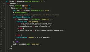 Javascript (/ˈdʒɑːvəˌskrɪpt/), often abbreviated as js, is a programming language that conforms to the ecmascript specification. Req Coding Page Transitions In Vanilla Javascript