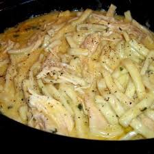 Cassie S Comforting Chicken Noodles Recipe Recipes Crock Pot Cooking Crockpot Chicken And Noodles