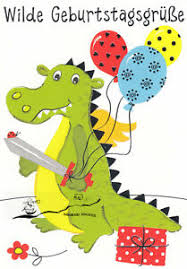 Ist ein alter tschechischer spruch, der soviel bedeutet wie ich hoffe du hast 9 leben wie eine katze und wird gelegentlich als glückwunsch zum geburtstag verwendet. Kunstkarte Wilde Geburtstagsgrusse Kleiner Drache Mit Schwert Und Luftballons Ebay
