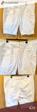 Sz 22 White Bermuda Shorts By Counterparts Bermuda Shorts Summer Wardrobe Bermuda