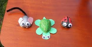 These are hinged on one side, and can be open and closed. Walnut Shell Animals Activity Education Com