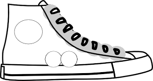 Converse shoes free vector by superawesomevectors on deviantart rubber shoes outfit white converse shoes converse. Tennis Shoes Clipart Black And White Free 6 2 Wikiclipart