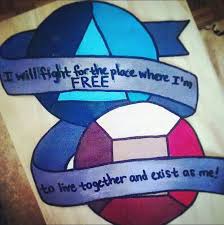 Steven Universe Garnet Sapphire Ruby Extra Large Gem Back Steven Universe Quotes Garnet Steven Universe Steven Universe Tattoos