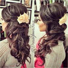 15 Latest Half Up Half Down Wedding Hairstyles For Trendy Brides Popular Haircuts Hair Styles Wedding Hair Down Hairstyle
