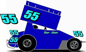 The industry has seen nothing like this, in any class of racing. Micro Sprint Car Vinyl Racing Custom Decal Sticker Number Kit Ebay