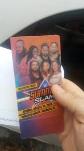 Literary usage of ticket collector. Wrestling Observer On Twitter Here S A Look At The Summerslam Collector S Ticket Sent To Us By Reader Jonathan H Jn