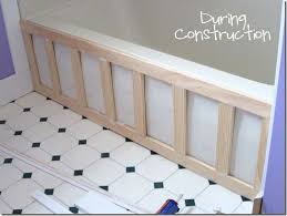 Bathroom Makeover How To Add Decorative Molding To A Bathtub Bathtub Remodel Bathrooms Remodel Bathroom Makeover
