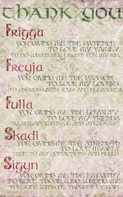Goddess Prayer Norse Pagan Norse Mythology Norse