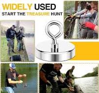 DIYMAG Super Strong Neodymium Fishing Magnets, 500 lbs(227 KG) Pulling  Force Rare Earth Magnet with Countersunk Hole Eyebolt for Retrieving in  River ...