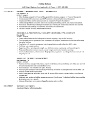 Property owners have different requirements for their preferred property manager. Property Management Assistant Resume Samples Velvet Jobs