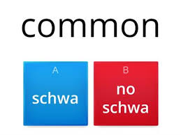 It is a weak, unstressed sound and it it is often the sound in grammar words such as articles and prepositions. A Schwa Teaching Resources
