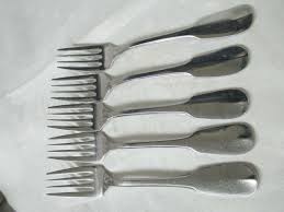 4 towle tws202 stainless dinner forks supreme cutlery flatware japan vtg retired. Vintage Japan Towle Supreme Cutlery 18 8 Stainless 5 Salad Forks Waverly 1st Set Ebay