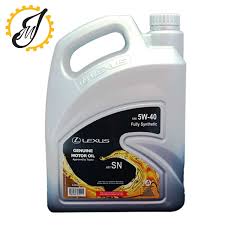 Fully synthetic oil has grown in popularity as an alternative to conventional motor oil. Lexus Sn 5w40 Fully Synthetic Engine Oil 4l 08880 83717 Lexus Toyota Motors Auto Parts Shop